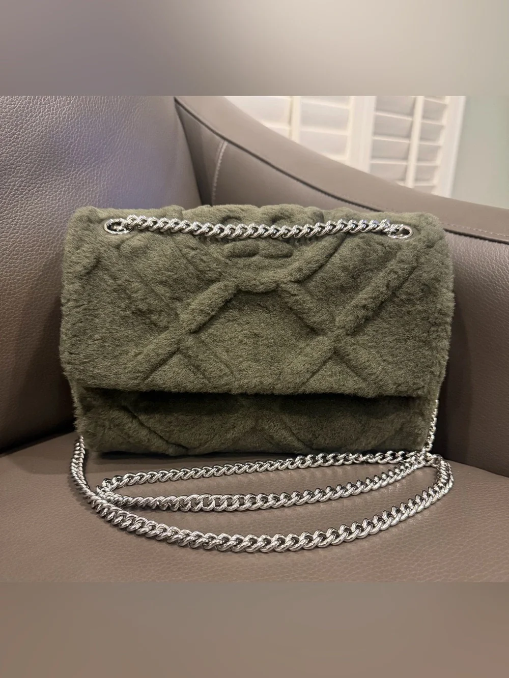 FLEMING SOFT SHEARLING CONVERTIBLE SHOULDER BAG